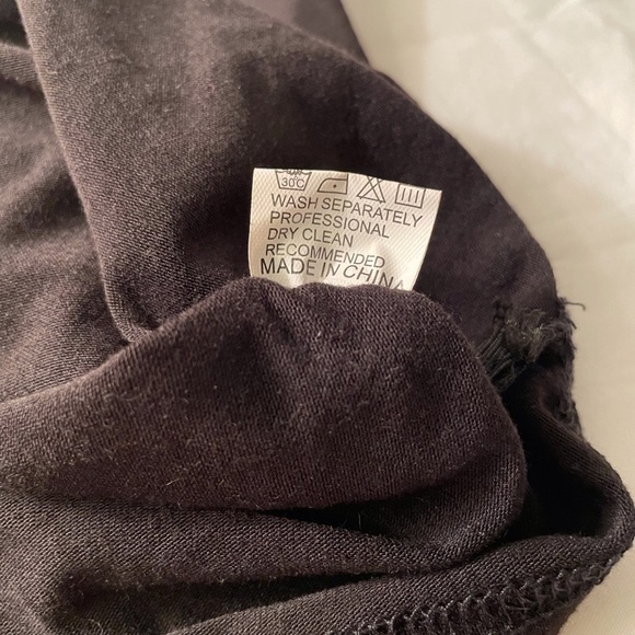 Sleeveless Shirt With Lace Back Size S Black - Picture 11 of 12